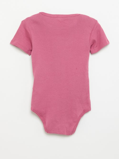 Setje met 3 katoenenbody's met print - Kiabi Setje met 3 katoenenbody's met print - Kiabi