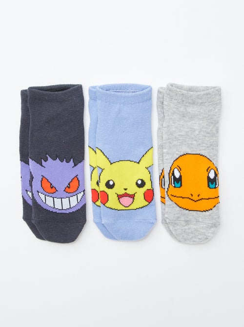Setje met 3 paar korte sokken 'Pokémon' - Kiabi