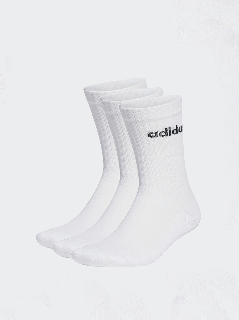 Setje met 3 paar sokken 'adidas' WIT - Kiabi