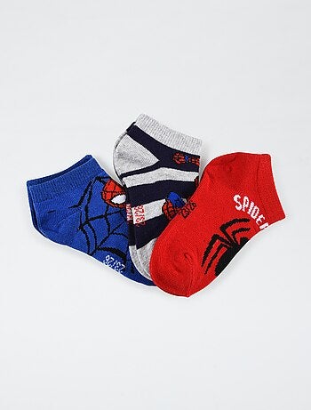 Setje met 3 paar sokken 'Spider-Man'