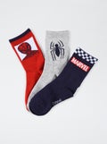 Setje met 3 paar sokken 'Spider-Man' ROOD - Kiabi