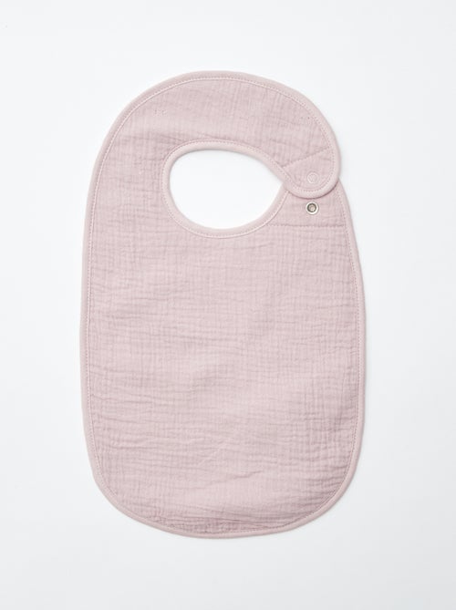 Setje met 3 slabbetjes van luchtig katoen uit badstof - Kiabi Setje met 3 slabbetjes van luchtig katoen uit badstof - Kiabi