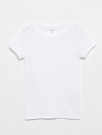 Setje met 3 slim-fit shirts met korte mouw