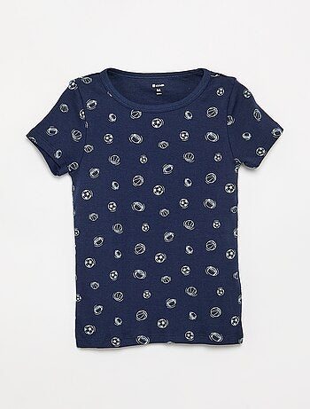 Setje met 3 slim-fit shirts met korte mouw