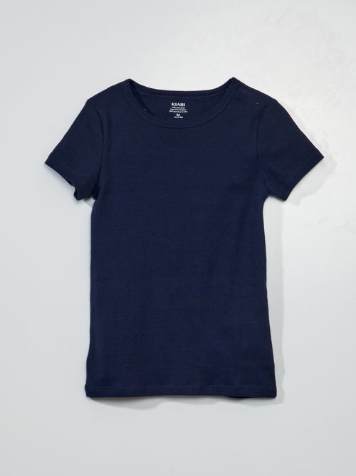 Setje met 3 slim-fit shirts met korte mouw - Kiabi