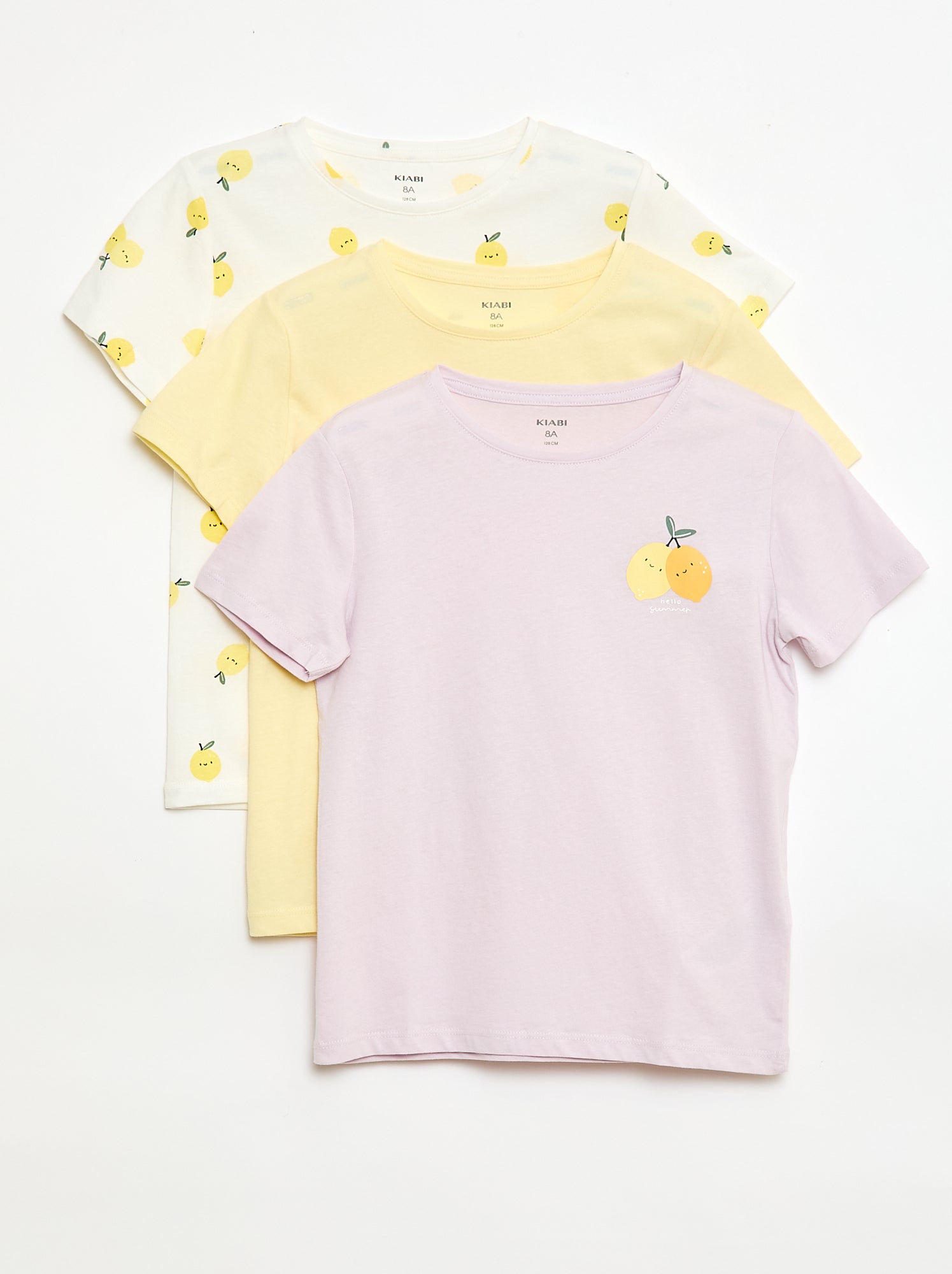 Setje met 3 T-shirts met korte mouw