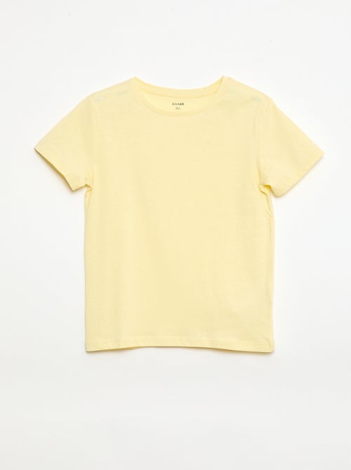 Setje met 3 T-shirts met korte mouw - Kiabi