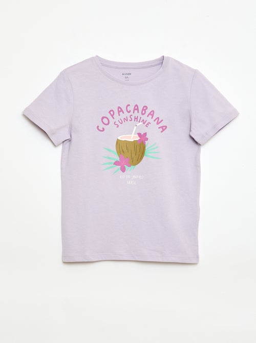 Setje met 3 T-shirts met korte mouw - Kiabi