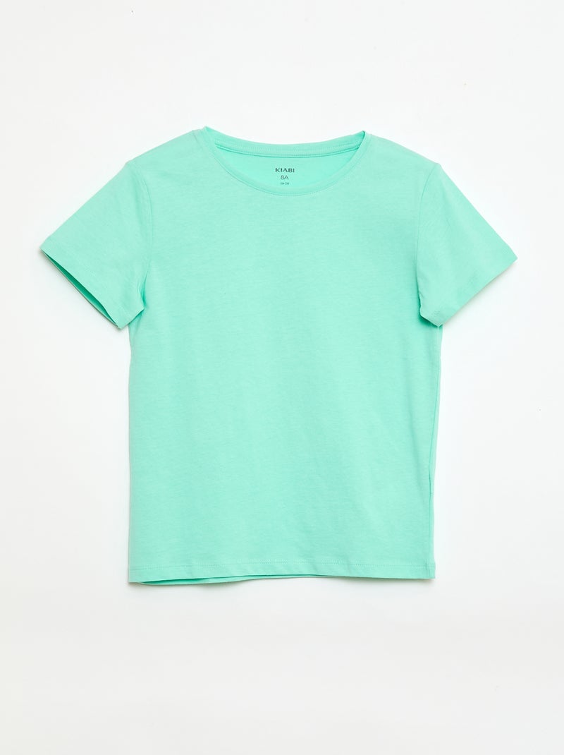 Setje met 3 T-shirts met korte mouw Paars - Kiabi