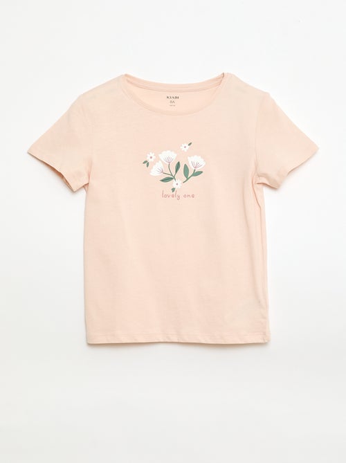 Setje met 3 T-shirts met korte mouw - Kiabi