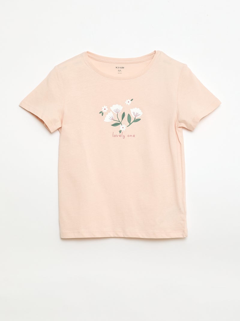 Setje met 3 T-shirts met korte mouw Rose - Kiabi