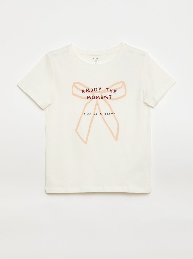 Setje met 3 T-shirts met korte mouw Wit - Kiabi