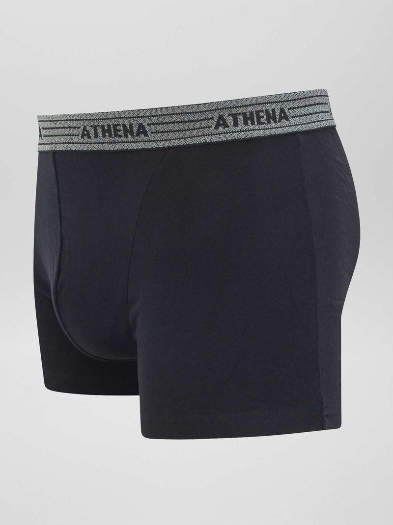Setje met 4 boxershorts 'Athena' ZWART - Kiabi