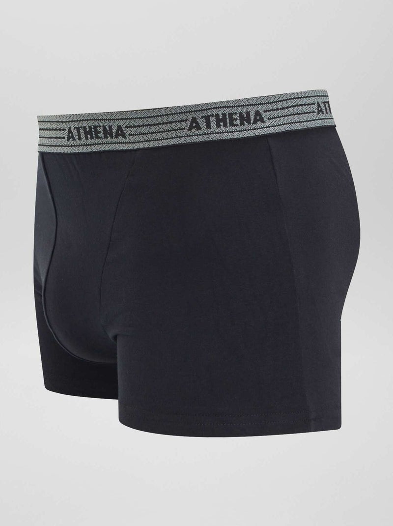 Setje met 4 boxershorts 'Athena' ZWART - Kiabi