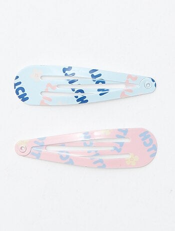 Setje met 4 haarspeldjes 'Stitch'