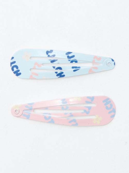 Setje met 4 haarspeldjes 'Stitch' - Kiabi