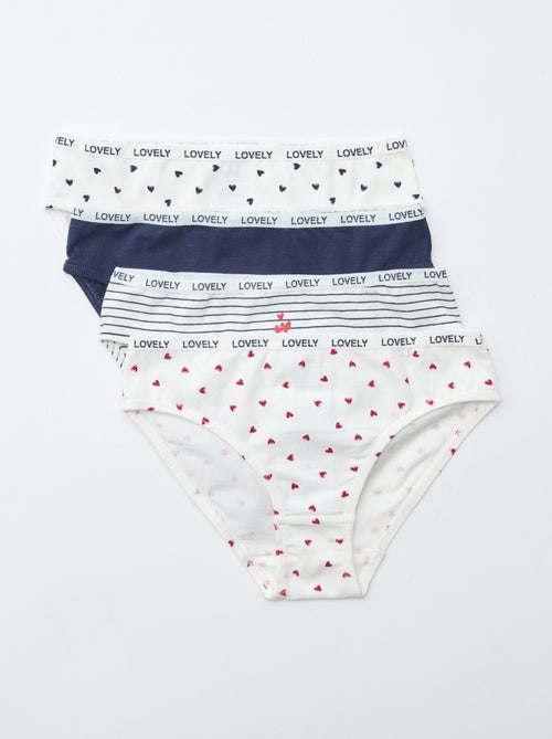 Setje met 4 onderbroekjes met print - Kiabi