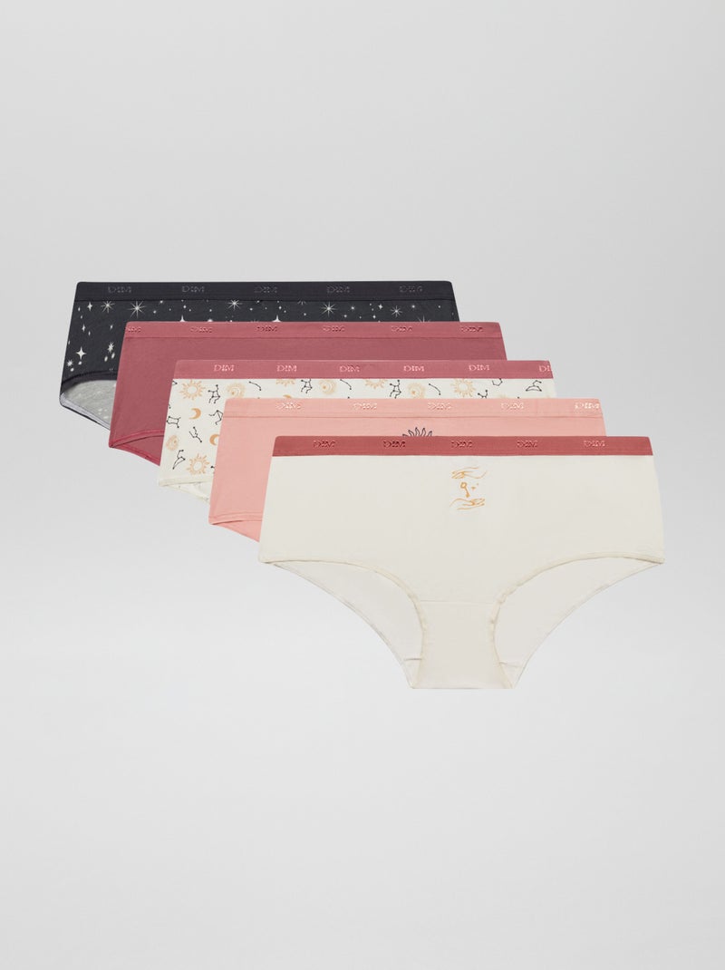 Setje met 5 DIM-hipsters ROSE - Kiabi