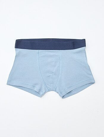 Setje met 5 effen en bedrukte boxershorts