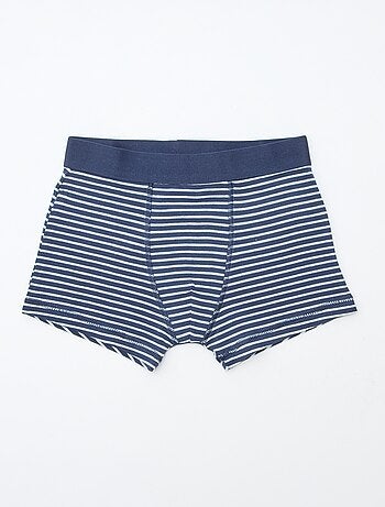 Setje met 5 effen en bedrukte boxershorts