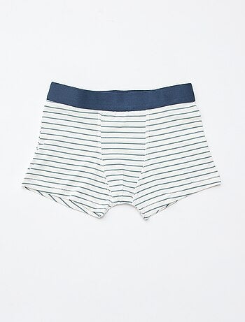 Setje met 5 effen en bedrukte boxershorts