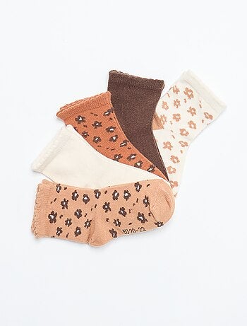 Setje met 5 paar sokken van stretchtricot