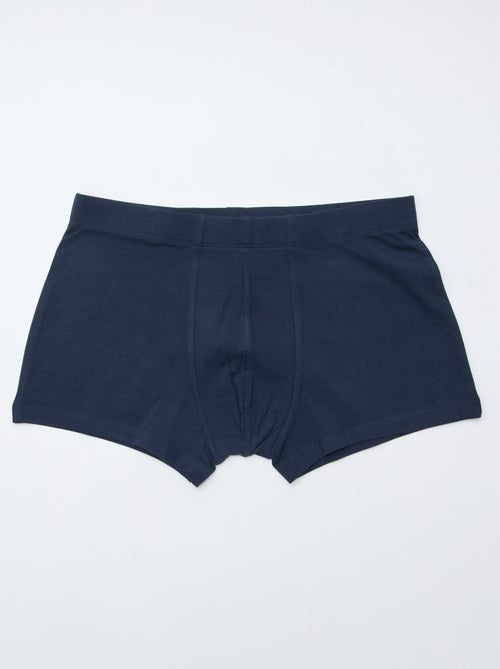 Setje met 7 boxershorts van stretchstof - Kiabi