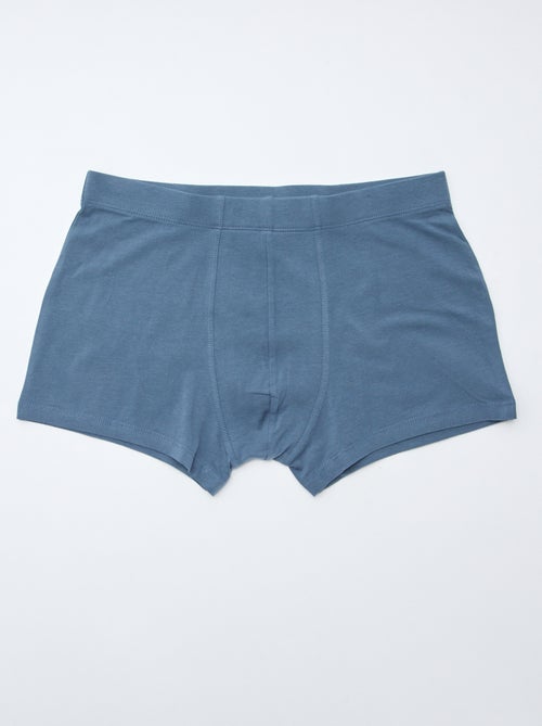 Setje met 7 boxershorts van stretchstof - Kiabi