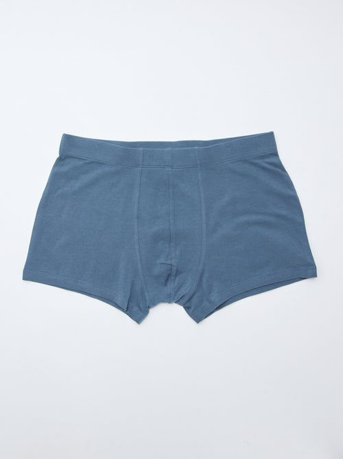 Setje met 7 boxershorts van stretchstof - Kiabi