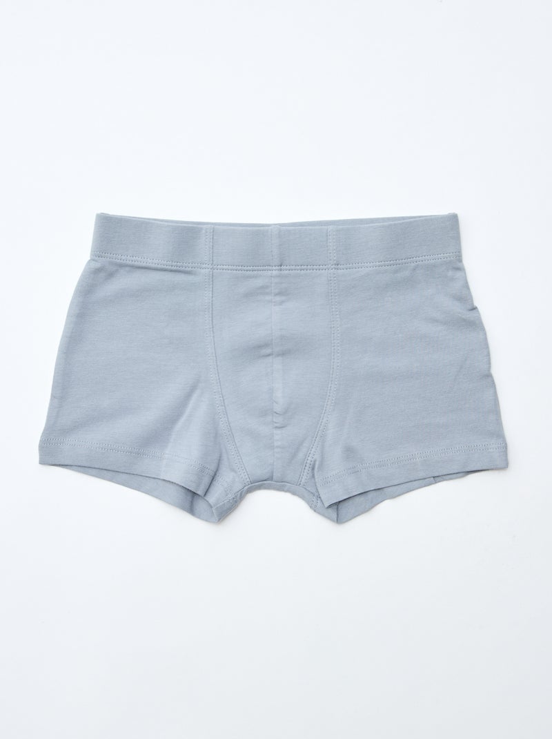 Setje met 7 katoenen boxershorts Biege - Kiabi