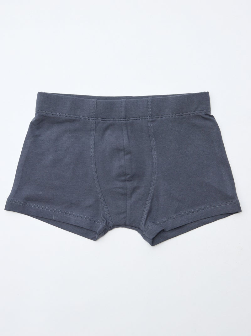 Setje met 7 katoenen boxershorts Bruin - Kiabi