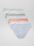 Setje met 7 slips BLAUW - Kiabi
