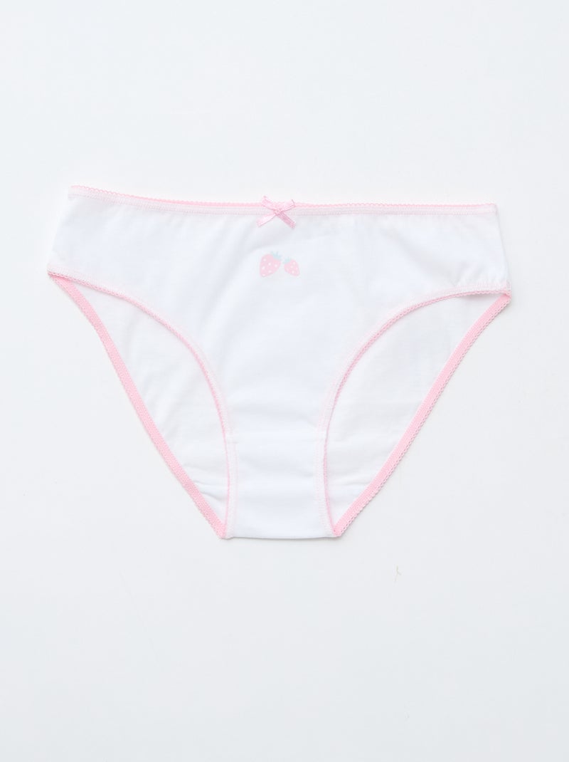 Setje met 7 slips Blauw - Kiabi