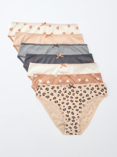 Setje met 7 slips - Kiabi