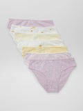 Setje met 7 slips GEEL - Kiabi
