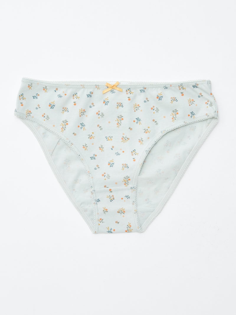 Setje met 7 slips Geel - Kiabi