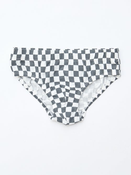 Setje met 7 slips met print - Kiabi