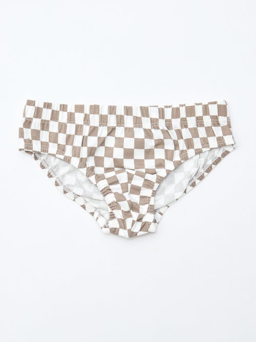 Setje met 7 slips met print - Kiabi