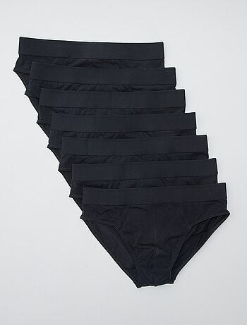 Setje met 7 slips van jersey