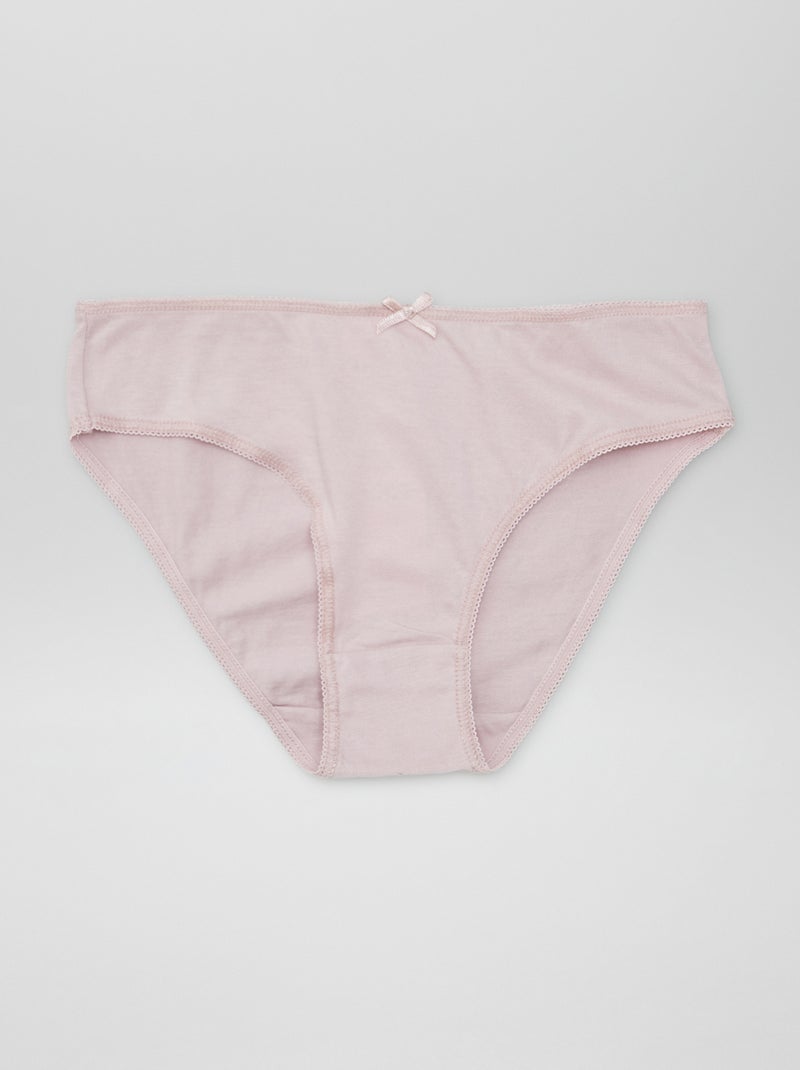 Setje met 7 slips WIT - Kiabi