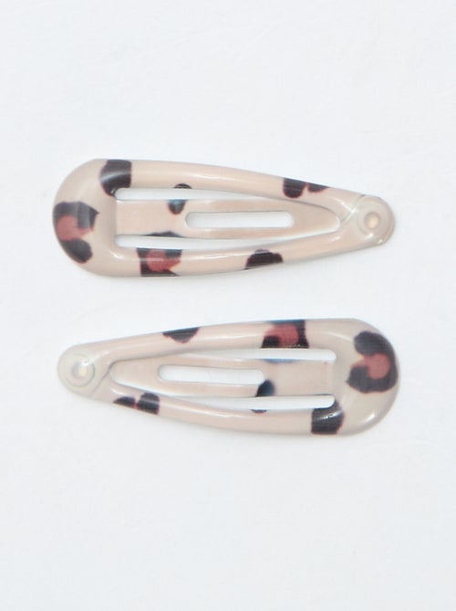 Setje met 8 kleine klikspeldjes - Kiabi