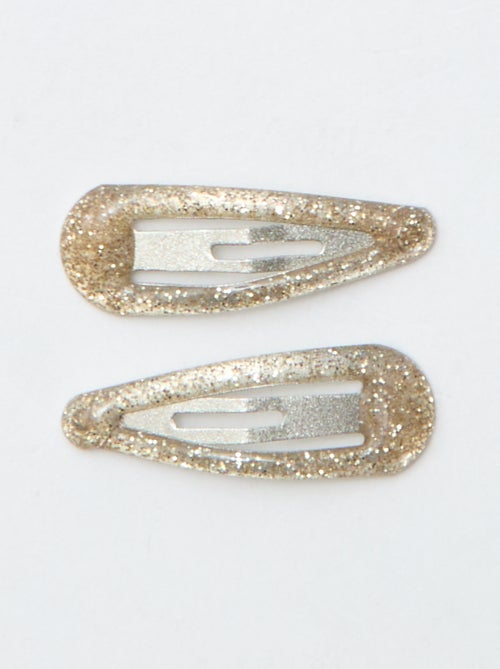 Setje met 8 kleine klikspeldjes - Kiabi