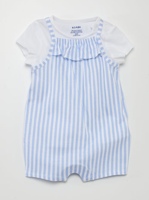Setje met kort pakje en T-shirt - 2-delig - Kiabi
