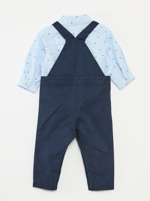 Setje met lange salopette - Kiabi