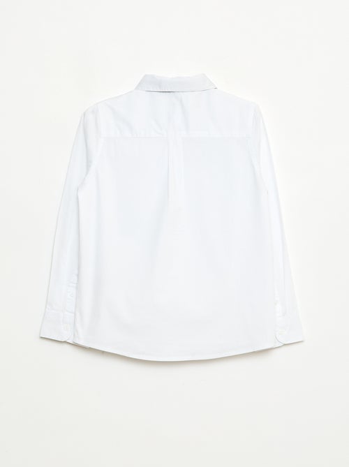 Setje met overhemd + vlinderdas met klittenband - 2-delig - Kiabi