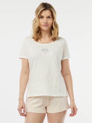 Setje met pyjamashirt + -short 'Dodo'