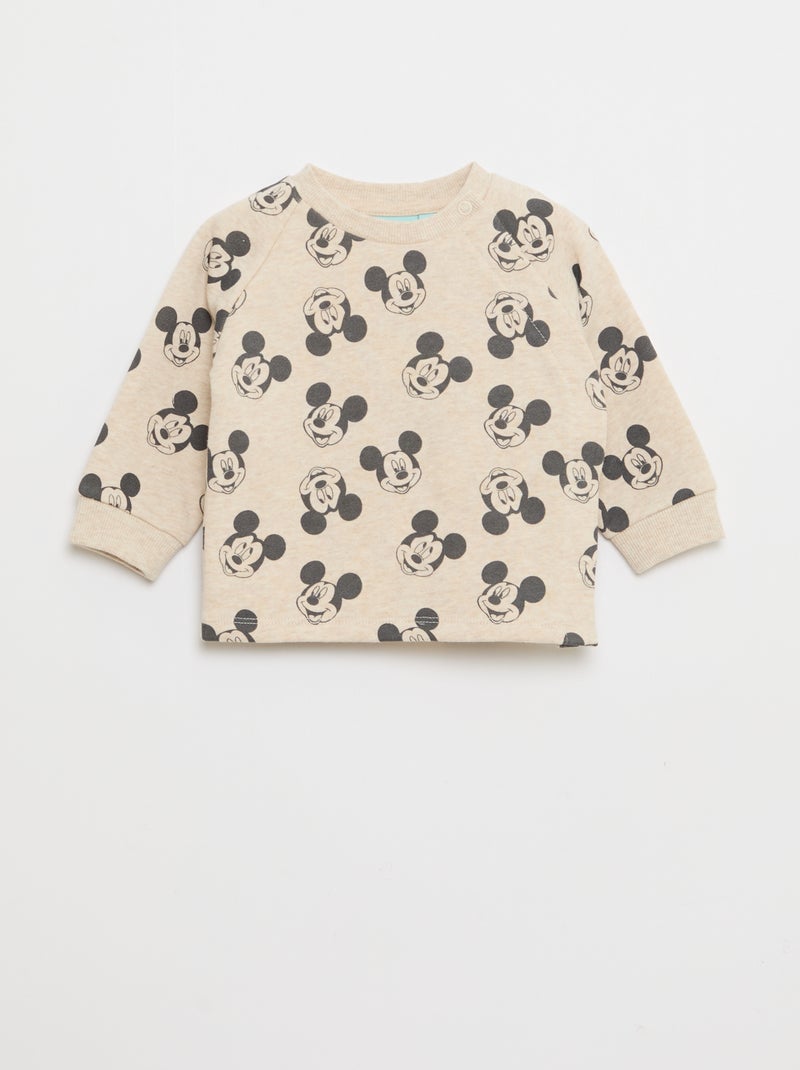 Setje met sweater, broek + bandana - 2-delig Biege - Kiabi