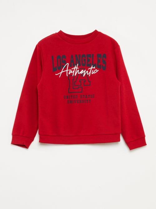 Setje met sweater + broek in campusstijl - 2-delig - Kiabi