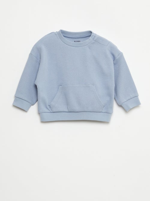 Setje met sweater + broek met honingraatstructuur - 2-delig - Kiabi