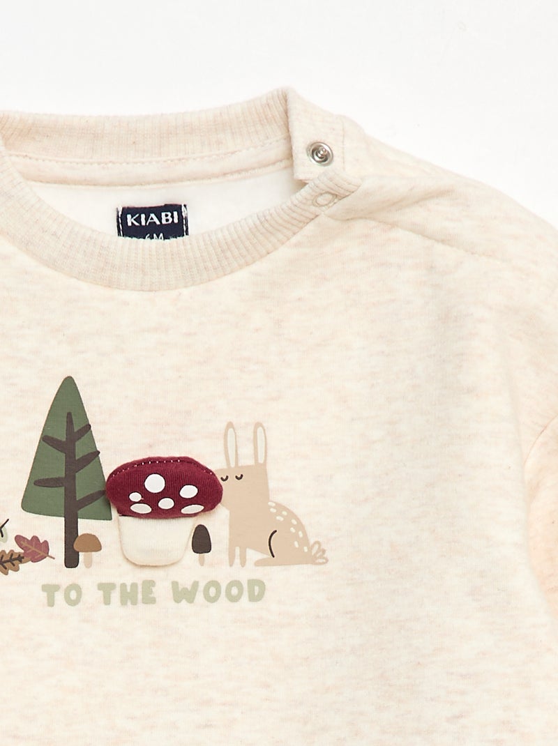 Setje met sweater + legging Biege - Kiabi